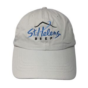 St. Helens Beef Slideback Hat Tan OSFA Adjustable Embroidered HG